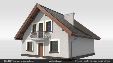 Kıbrıslılar ev Bedava 3d evler bina altyapı profesyonel oyun ileri yüksek poli mimar Toplamak dış modern harman obj fbx kalite model 3d print model - Mito3D