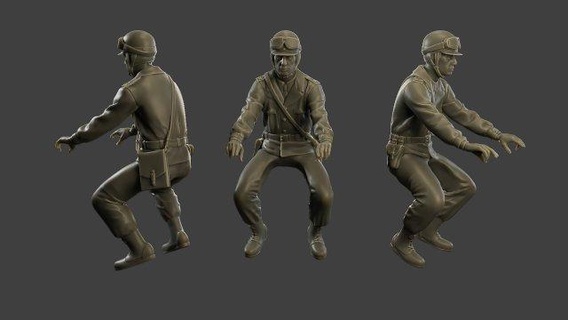 czechslovak communist police motorcycle ccpm1 1 figurines man sculpture military german soldier ww2 war action miniature figure army gold detail poly axis detailed decoration eagle icon emblem 3d print model - Mito3D