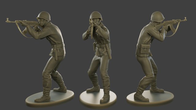 checoeslovaco comunista soldado ccs1 005 figuritas action figure militar Ejército diorama miniature soldiers toy military miniatures historical scale model war gaming masculino game small battle figures checoslovaco 3dprint policía escultura 3D print model - Mito3D