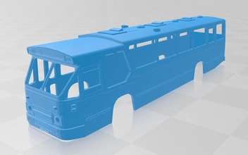 daf mb 200 printable body bus 3d print model in automotive 3dexport slot scalextric tamiya rc hobby 1-10 1-14 1-32 3d print model - Mito3D