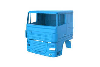 daf xf 105 cabin truck vehicle car automobile printable industrial axial body cab 3d print model - Mito3D
