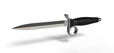 poignard film terminator le jour du jugement dernier 1991 terminator2 judgementday l'arme mêlée couteau cosplay la réplique prop jouet d'impression imprimable 3d print model - Mito3D