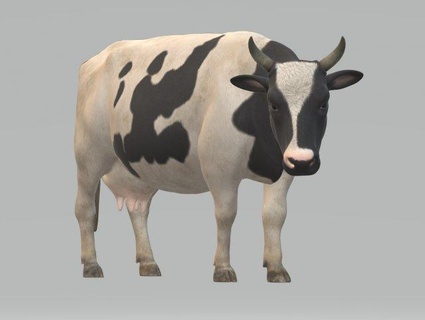 laticínios vaca pronto impressão animais touro búfalo americano natureza mamífero animal escultura estatueta esculpir esculturas leite Fazenda novilha miniaturas estatuetas gado rancho 3d print model - Mito3D