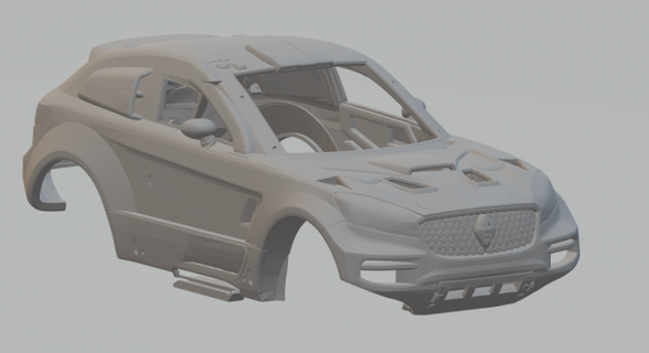 Dakar borgward araç döküm slotcar Sıcak tekerlekler minyatürler yuva Yazdır basılı 3d print model - Mito3D