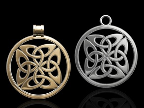 dara düğüm in vektör way pendant 3d yazdır model kolye 3dexport yazdırılabilir stl altın gümüş sterlin platin kadin erkekler takı 3d print model - Mito3D