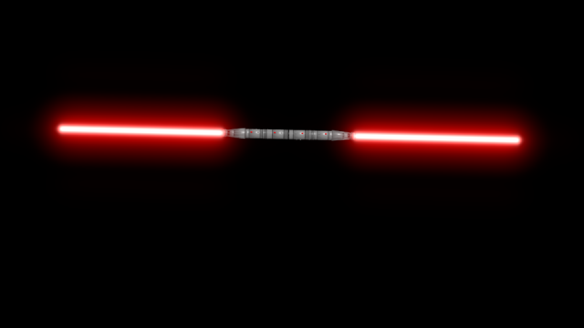 darth maul lightsaber star wars 3d model in special effects 3dexport starwars 3D print model - Mito3D