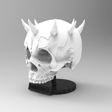 darth maul skull first version 3d print model in figurines 3dexport starwars darthmaul darth-vader sith jedi force lightsiber bones art marvel 3d print model - Mito3D