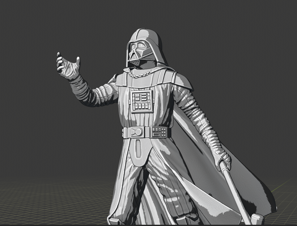 dark vader 3d impression modèle in homme 3dexport sls 3D print model - Mito3D