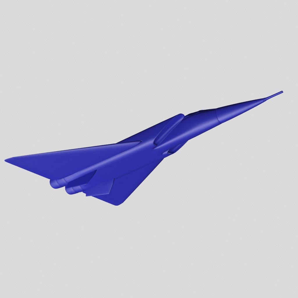 dassault mach 3 combattente md75 1 3d stampa modello in veicolo 3dexport aeromobili printable progetto jet supersonico 3D print model - Mito3D