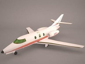 dassault geheimnis falke 10 3d modell kommerziell 3dexport falcon flugzeug zivilist passagier privat exekutive unternehmen erfahren jet luft transport 3d print model - Mito3D