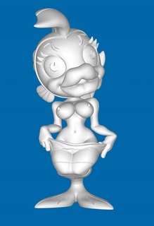 daughter of the sea king femme daughter of the sea king 3d print model - Mito3D