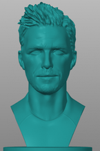 david beckham bust 3d print model in man 3dexport footballer 3d print model - Mito3D