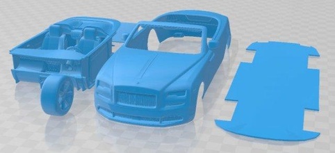 amanecer plata bala 2020 imprimible coche vehiculo espacio scalextric Tamiya rc miniz pasatiempo micro 3d print model - Mito3D