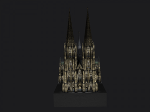 db cologne koelnerdom 3d model in buildings 3dexport church german germany 3d print model - Mito3D