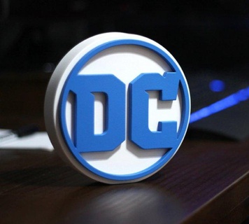 dc logo segni loghi i fumetti simbolo super uomo giustizia lega Batman Meraviglia donna arte 3d print model - Mito3D
