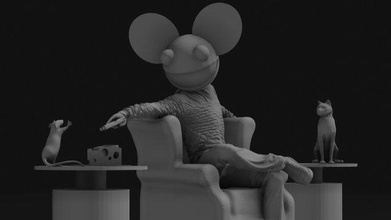 deadmau5 chair aim mice dj touring musician music concert edm house 3d print 3d print model - Mito3D