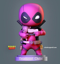 deadpool chibi deadpool2 cartoon anime manga stylized character hero superhero 3d print model - Mito3D