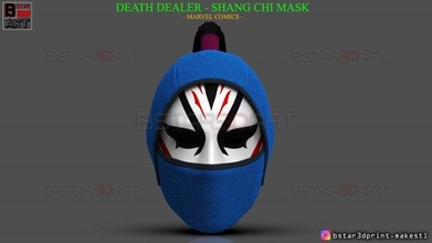 death dealer mask - shang chi cosplay marvel comics 3d print model in toys 3dexport legend ten rings helmet deathdealer costume mortal kombat ninja games 3d print model - Mito3D