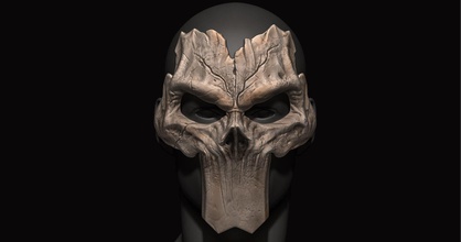 le masque de la mort - darksiders impression 3d modèle deathmask cosplay marvel dc bande-dessinée darkside darksides jeu 3d print model - Mito3D