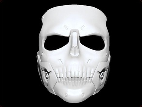 death stranding die hardman skull sci fi mask 3d print model in game accessories 3dexport 3dshophelmet sci-fi cosplay airsoft toy 3d print model - Mito3D
