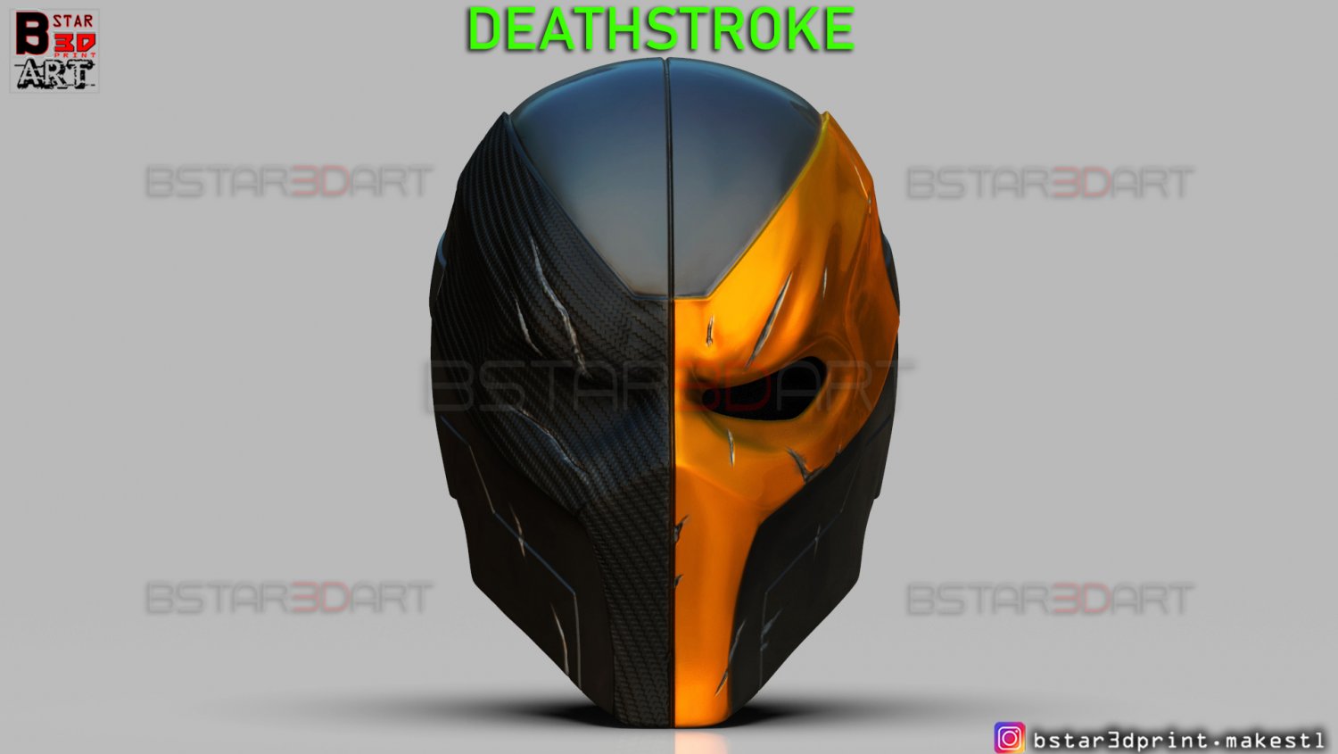 todesstoß maske dc comics helm cosplay 3d drucken modell spielzeuge 3dexport kostüme zubehör halloween batman eisen kapitän amerika totes schwimmbad rot kapuze super helden 3D print model - Mito3D