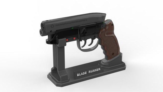 deckardlar tabanca bıçak ağzı koşucu yazdırılabilir stl dosyalar 3d yazdır model in oyuncaklar 3dexport kostüm oyunu zanaat hobi kendin yap sanat silah video çirkin sırtı 2049 3d print model - Mito3D