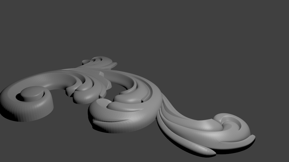 decor curlnull curl 3D print model - Mito3D