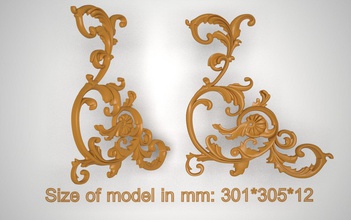 decoration element 3d print model in decor 3dexport mashine management numeric 3d print model - Mito3D