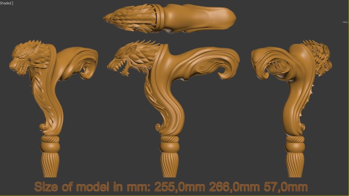 elemento decorativo decorativos de gestión programa numérico la impresión 3D print model - Mito3D