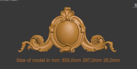 élément décoratif décorative de l'élément programme la gestion numérique d'impression 3d print model - Mito3D