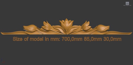decorative element management programme numeric print 3d print model - Mito3D