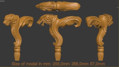 decorative element management programme numeric print program 3d print model - Mito3D