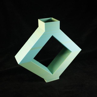 in profondità cavo diamante vaso decorazione arredamento decorativo 3d print model - Mito3D