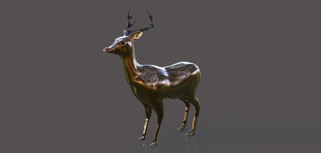 los ciervos art 3d print model - Mito3D