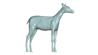 cervo sollievo 3d modello parete scultura panoramica cnc animale testa 3d print model - Mito3D