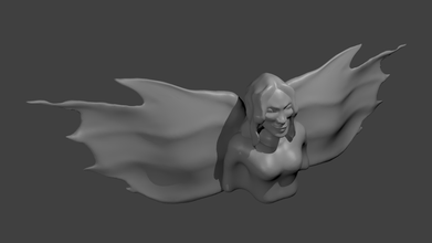 demônio 3d impressão modelo in mulher 3dexport cara curto liquidificador impressora anjo fantasmas sexo movil arte 3d print model - Mito3D