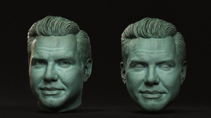 desi arnaz as ricky ricardo 3d print model in figurines 3dexport ball lucy ilovelucy portrait head face sculpture art bust tv television 3dprint printable printing cnc lucille 3d print model - Mito3D