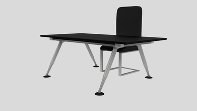 escritorio silla conjunto oficina mesa jefe licuadora escribir mueble ciclos diseño interior vivo habitación casa electrodomésticos 3d print model - Mito3D
