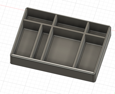 desk organizer minimal furniture minimalist design 3d print model - Mito3D