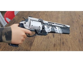 destiny2 ace of spades hand cannon 3d drucken modell 3dexport as spaten kanone cool spielzeug cosplay blackout 3d print model - Mito3D