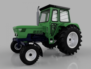 deutz torpedo 7506 3d drucken modell fahrzeug 3dexport traktor agro agronomie schwer maschine 3d print model - Mito3D