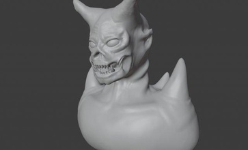 diabo 3d impressão modelo in monstros criaturas 3dexport inferno homem escultura 3dprint 3d print model - Mito3D