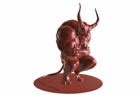 Teufel Monster Kreaturen männlich download 3dexport stl 3d 3dprint druckbar 3dmodel 3d print model - Mito3D