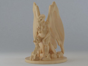 devil figurine 3d print model in sculpture 3dexport humanoid cartoon toon character sci-fi fantasy monster creature demon comics mistery gothic figure figurines 3d print model - Mito3D