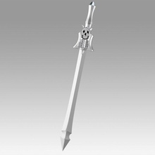 diabo prata cosplay espada adereços réplica 3d impressão modelo in 3dexport faca laminado lança medieval machado guerra militares corpo passatempo faça 3d print model - Mito3D