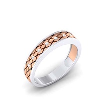Diamant paar ring Ringe Herren Damen diamond Schmuck 3d print model - Mito3D