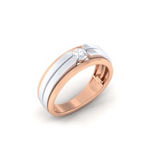 coppia di diamante ring anelli signori le signore gioielli 3d print model - Mito3D