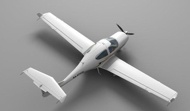 diamond da-40 3d model in commercial 3dexport aircrafts da40 3d print model - Mito3D