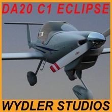 diamante da20 c1 eclipse 3d modelo in deporte 3dexport katana c 1 aeronave civil avión general aviación ligero amor privado 3d print model - Mito3D