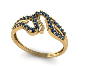 diamond ring file 3d jewelry nhn 3d print model - Mito3D